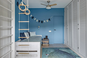 Детская голубого цвета: идеи оформления и самые удачные сочетания (70 фото)