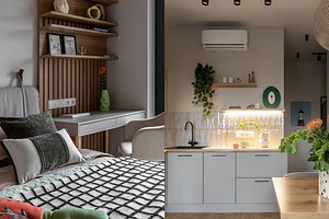 Квартира для студентки: уютный и продуманный интерьер 37 кв. м