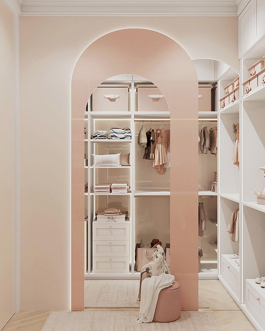 Дизайн гардеробной: идеи оформления, эргономика и наполнение (76 фото)