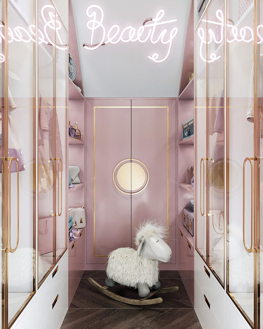 Дизайн гардеробной: идеи оформления, эргономика и наполнение (76 фото)