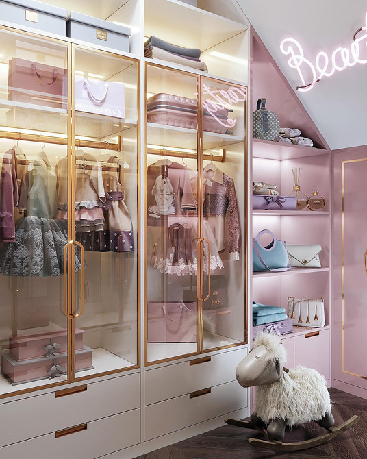 Дизайн гардеробной: идеи оформления, эргономика и наполнение (76 фото)