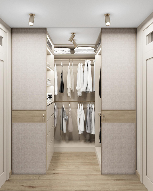 Дизайн гардеробной: идеи оформления, эргономика и наполнение (76 фото)