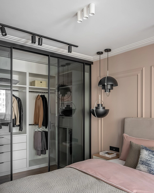 Дизайн гардеробной: идеи оформления, эргономика и наполнение (76 фото)