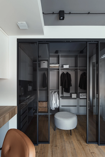 Дизайн гардеробной: идеи оформления, эргономика и наполнение (76 фото)