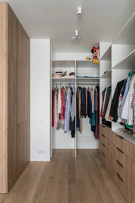 Дизайн гардеробной: идеи оформления, эргономика и наполнение (76 фото)