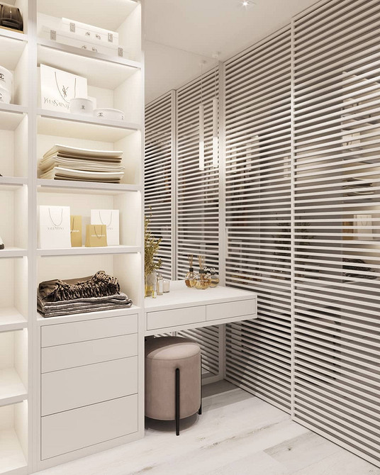 Дизайн гардеробной: идеи оформления, эргономика и наполнение (76 фото)