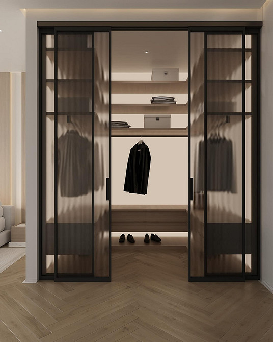 Дизайн гардеробной: идеи оформления, эргономика и наполнение (76 фото)