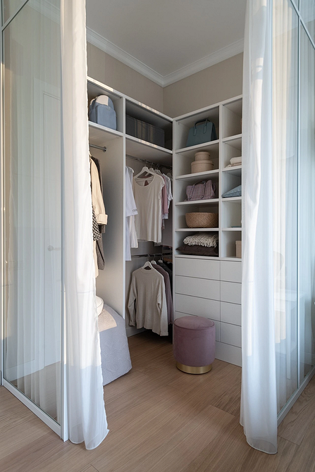 Дизайн гардеробной: идеи оформления, эргономика и наполнение (76 фото)