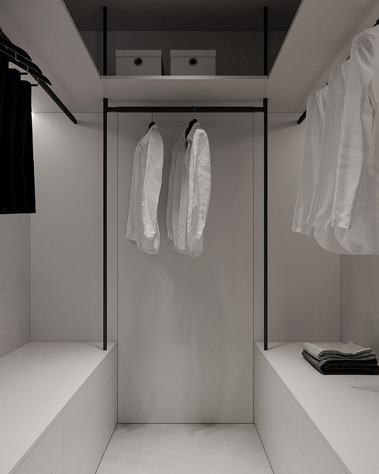 Дизайн гардеробной: идеи оформления, эргономика и наполнение (76 фото)