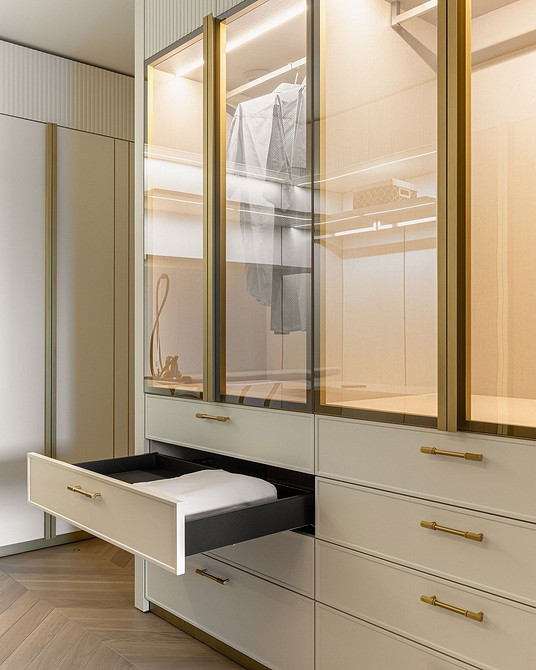 Дизайн гардеробной: идеи оформления, эргономика и наполнение (76 фото)