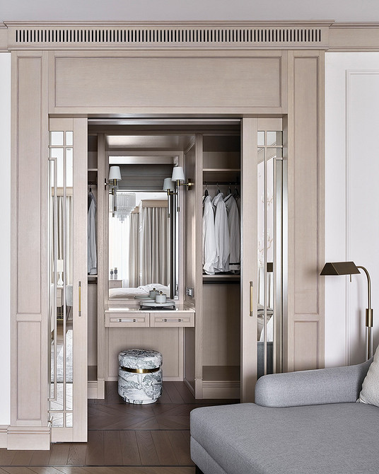 Дизайн гардеробной: идеи оформления, эргономика и наполнение (76 фото)