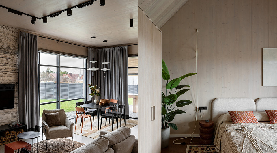 Современный загородный дом для семьи: 170 кв. м стиля и уюта в Татарстане