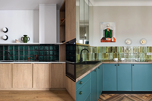 С чем сочетать кухонную столешницу? 7 примеров из проектов дизайнеров