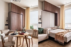 Кровать-невидимка: 5 классных проектов со скрытым спальным местом