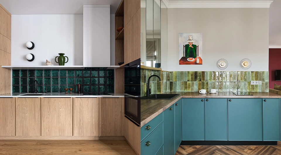 С чем сочетать кухонную столешницу? 7 примеров из проектов дизайнеров