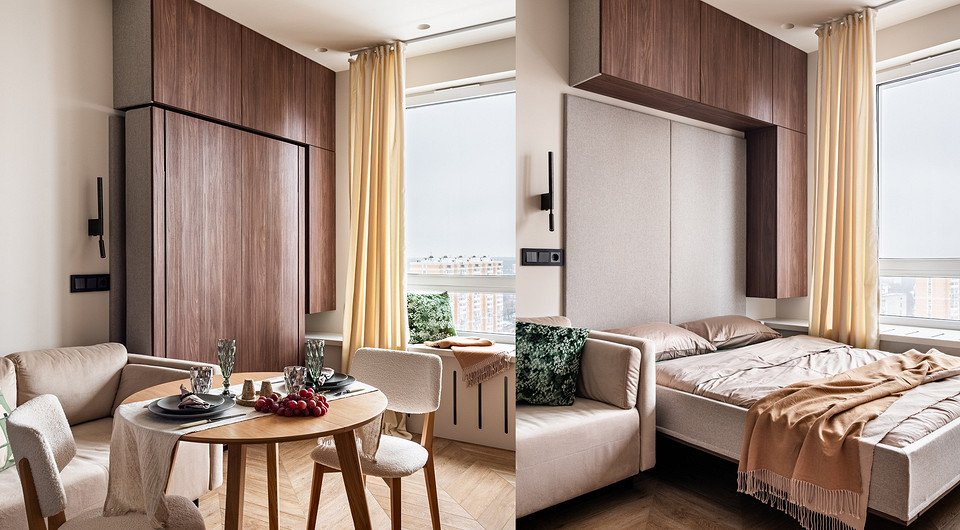 Кровать-невидимка: 5 классных проектов со скрытым спальным местом