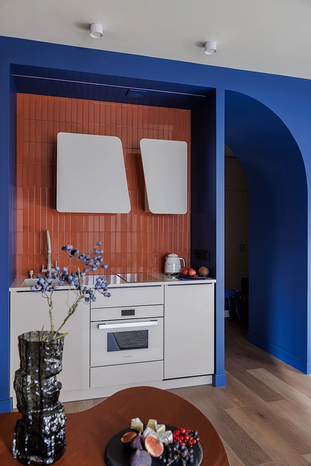 Дизайн интерьера кухни в синем цвете: советы и примеры (55 фото)