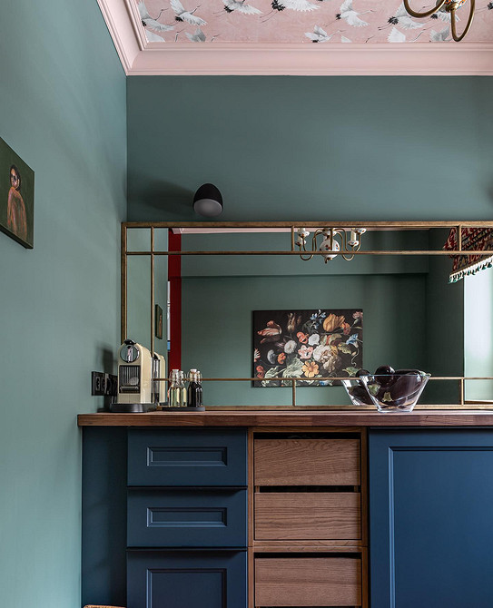 Дизайн интерьера кухни в синем цвете: советы и примеры (55 фото)