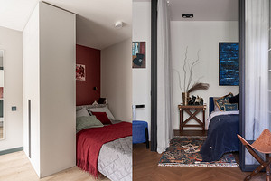 Спальня и гостиная в однушке! 5 дизайнерских квартир, где это оказалось реально