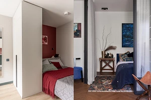 Спальня и гостиная в однушке! 5 дизайнерских квартир, где это оказалось реально