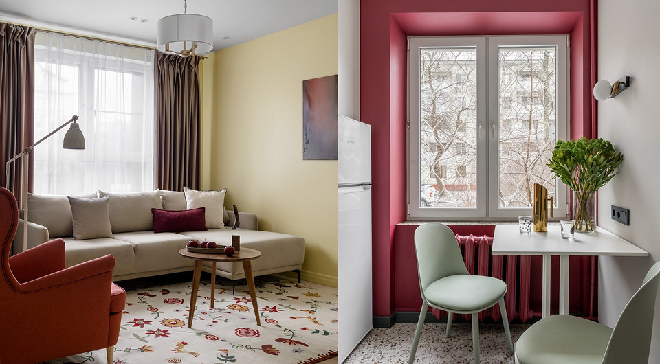 Кроме серого и бежевого: 6 необычных цветов для покраски стен, которые выбрали дизайнеры