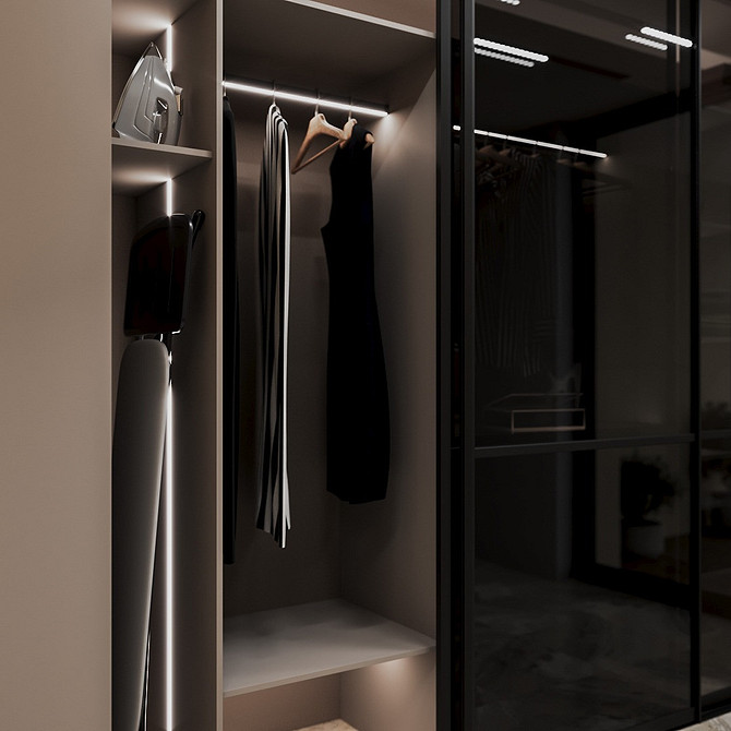 Наполнение шкафа-купе: как спланировать хранение, чтобы поместилось все (54 фото)