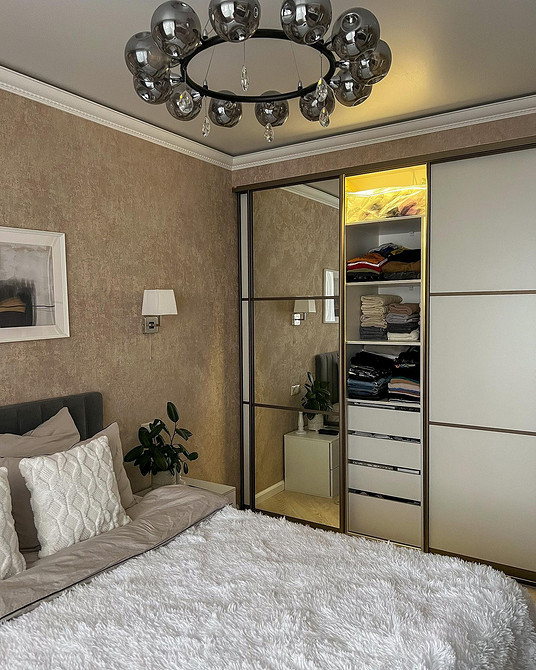 Наполнение шкафа-купе: как спланировать хранение, чтобы поместилось все (54 фото)