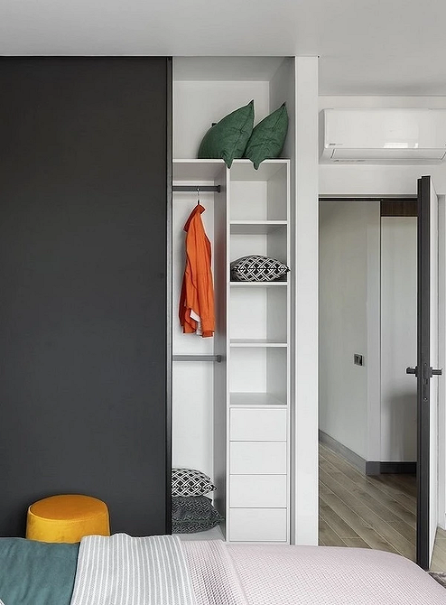 Наполнение шкафа-купе: как спланировать хранение, чтобы поместилось все (54 фото)