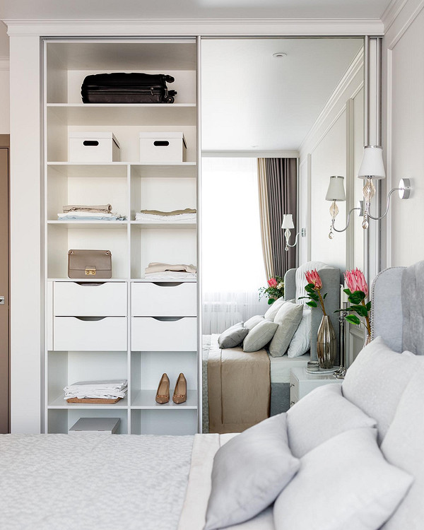 Наполнение шкафа-купе: как спланировать хранение, чтобы поместилось все (54 фото)