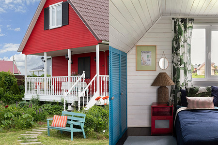 Очаровательный домик! Интерьер 57 кв. м с настроением прованса для женщины и ее семьи