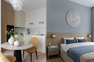 Пожить для себя: уютная и обволакивающая атмосфера в квартире 56 кв. м для взрослой семейной пары