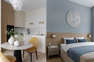 Пожить для себя: уютная и обволакивающая атмосфера в квартире 56 кв. м для взрослой семейной пары