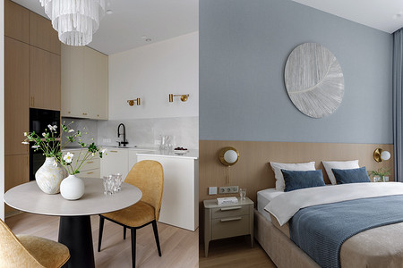 Пожить для себя: уютная и обволакивающая атмосфера в квартире 56 кв. м для взрослой семейной пары