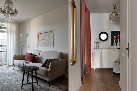 Интерьер для себя: квартира 50 кв. м для творческой состоявшейся женщины