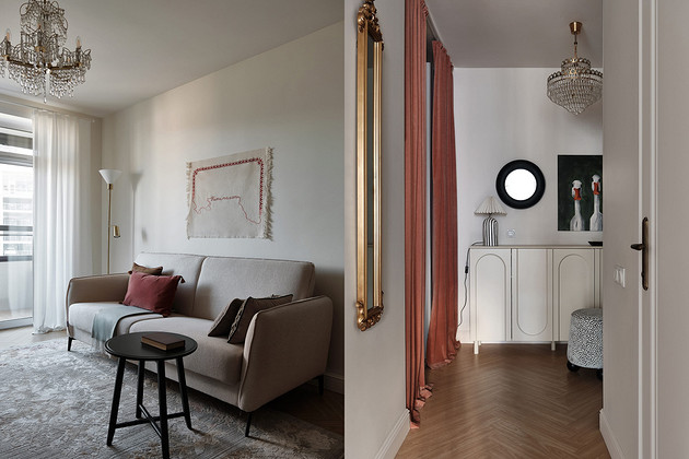 Интерьер для себя: квартира 50 кв. м для творческой состоявшейся женщины