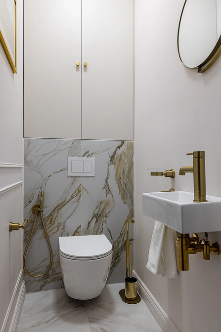 Дизайн маленького туалета: правила оформления и примеры проектов (65 фото)