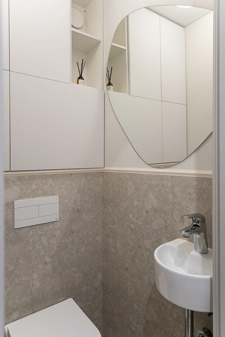 Дизайн маленького туалета: правила оформления и примеры проектов (65 фото)