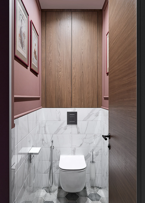 Дизайн маленького туалета: правила оформления и примеры проектов (65 фото)