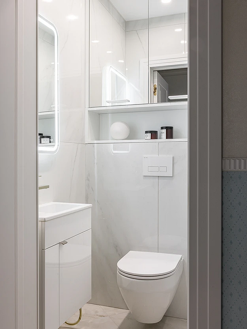 Дизайн маленького туалета: правила оформления и примеры проектов (65 фото)