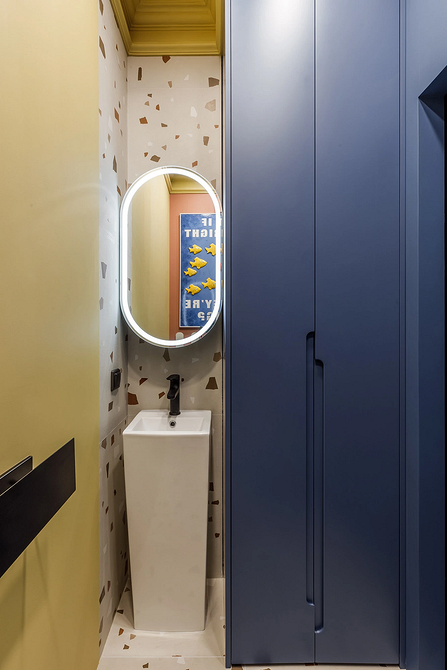 Дизайн маленького туалета: правила оформления и примеры проектов (65 фото)