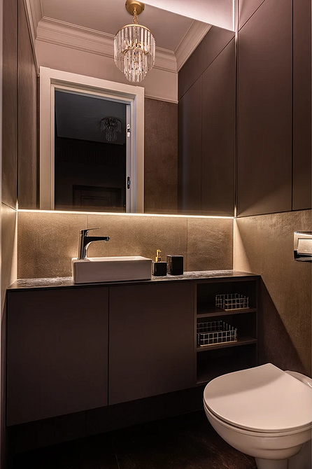 Дизайн маленького туалета: правила оформления и примеры проектов (65 фото)