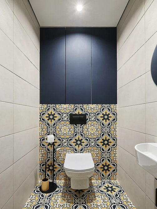 Дизайн маленького туалета: правила оформления и примеры проектов (65 фото)