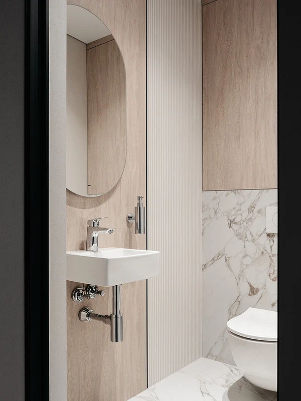 Дизайн маленького туалета: правила оформления и примеры проектов (65 фото)