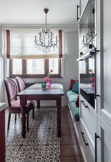 Дизайн интерьера узкой кухни: правила оформления и расстановки мебели (64 фото)