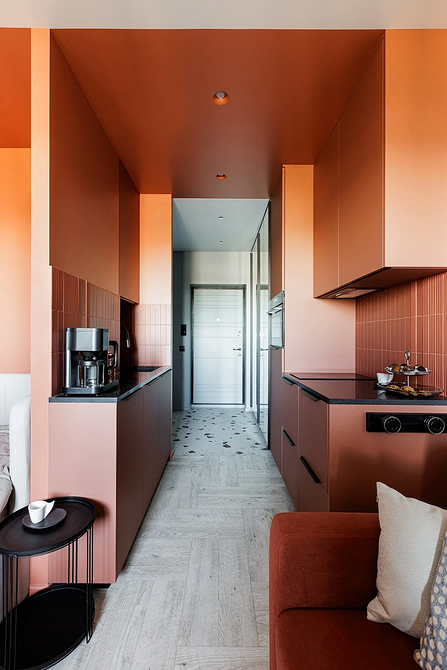 Дизайн интерьера узкой кухни: правила оформления и расстановки мебели (64 фото)