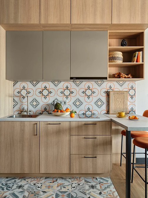 Дизайн интерьера узкой кухни: правила оформления и расстановки мебели (64 фото)