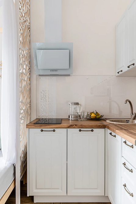 Дизайн интерьера узкой кухни: правила оформления и расстановки мебели (64 фото)