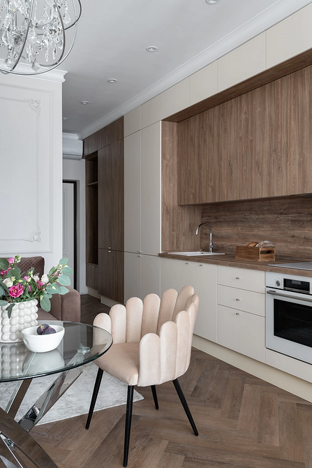 Дизайн интерьера узкой кухни: правила оформления и расстановки мебели (64 фото)