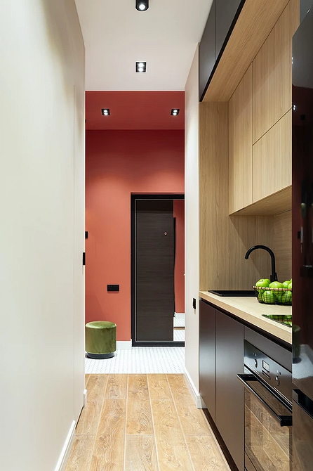 Дизайн интерьера узкой кухни: правила оформления и расстановки мебели (64 фото)