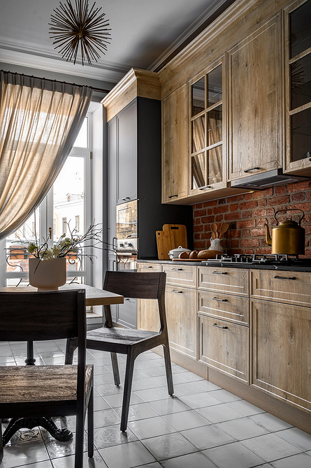 Дизайн интерьера узкой кухни: правила оформления и расстановки мебели (64 фото)